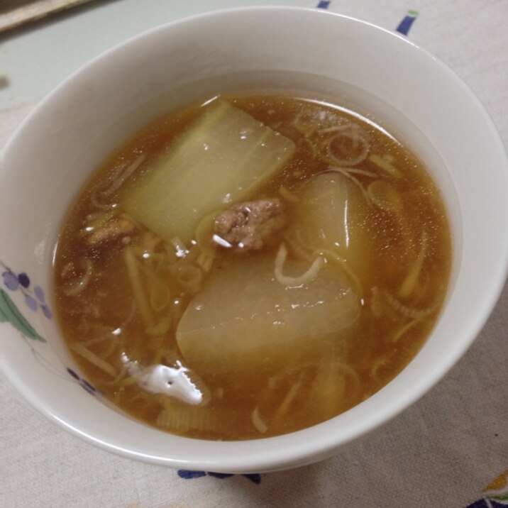 冬瓜入り中華スープ